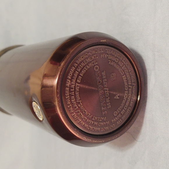 Starbucks Bronze Coffee Thermos 15 Fl Oz NWOT - Picture 2 of 12